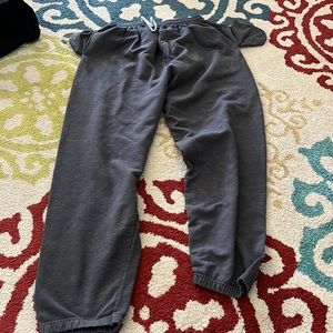 Grey sweatpants